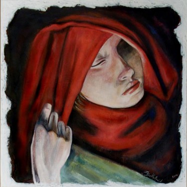 Peinture intitulée "Marie 2010" par Danielle Bellefroid, Œuvre d'art originale, Huile