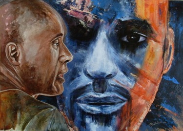 Peinture intitulée "Africa" par Danielle Bellefroid, Œuvre d'art originale, Acrylique