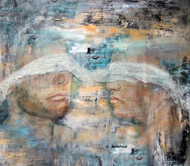 Arts numériques intitulée "Amour-aveugle.jpg" par Danielle Bellefroid, Œuvre d'art originale, Peinture numérique