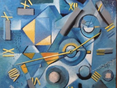 Painting titled "le temps" by Danielefort, Original Artwork
