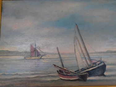 Painting titled "marine lumière du m…" by Danielefort, Original Artwork