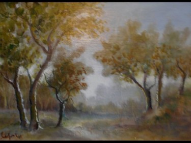 Peinture intitulée "automne picard" par Danielefort, Œuvre d'art originale