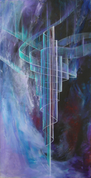 Painting titled "DNA X" by Daniel Loveday, Original Artwork