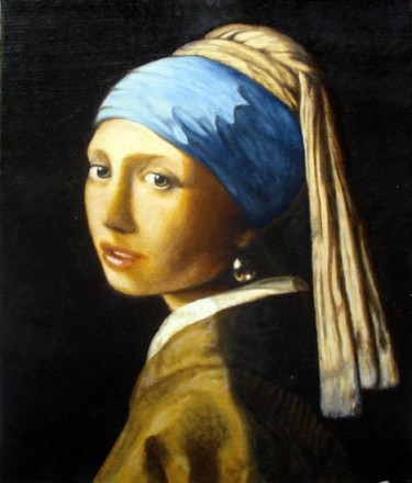 Peinture intitulée "Copie de la Jeune f…" par Daniel Lutaud, Œuvre d'art originale, Autre