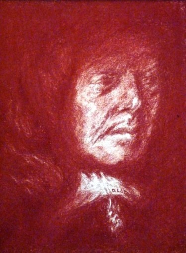 Desenho intitulada "Copie d un Maitre H…" por Daniel Lutaud, Obras de arte originais, Outro
