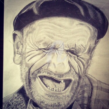 Drawing titled ""THE ART OF SMILING"" by Danygil, Original Artwork, Pencil