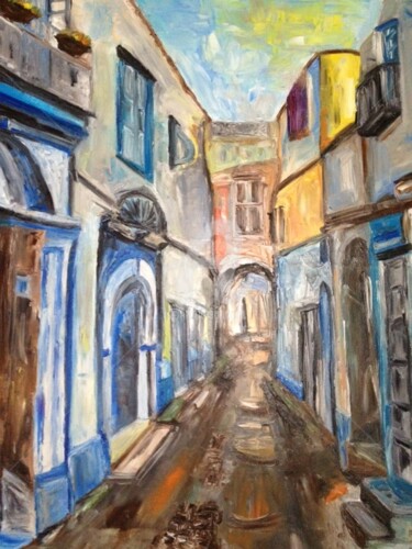 Peinture intitulée ""MEDINA"" par Danygil, Œuvre d'art originale, Huile