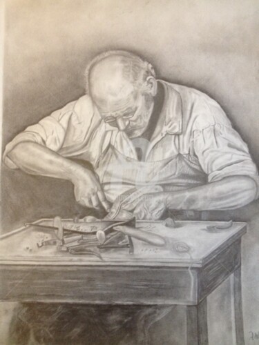 Drawing titled ""LE CORDONNIER" the…" by Danygil, Original Artwork, Pencil