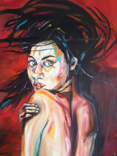 Painting titled ""LIBERTE" - "FREEDO…" by Danygil, Original Artwork, Oil