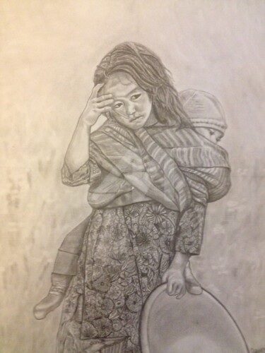 Drawing titled "MIGRATION" by Danygil, Original Artwork, Pencil