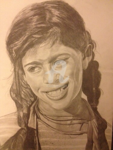 图画 标题为“"THE MEXICAN" girl” 由Danygil, 原创艺术品, 铅笔