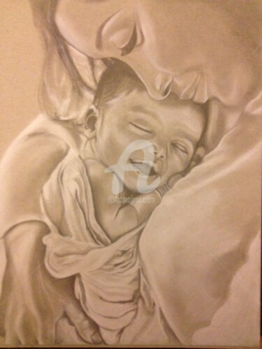 Drawing titled ""L'AMOUR" - "A LOVE"" by Danygil, Original Artwork, Pencil