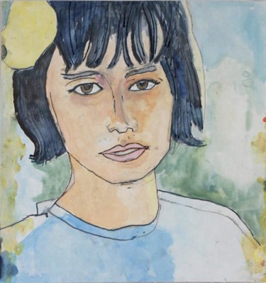 Painting titled "Astrud Gilberto" by Daniel Lyle, Original Artwork
