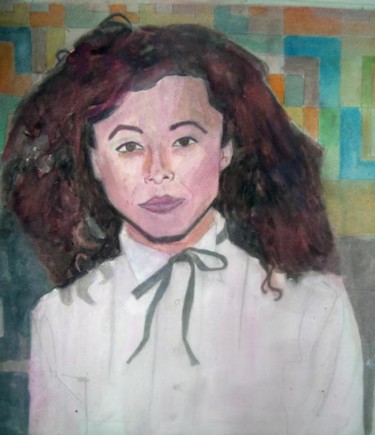 Painting titled "Corinne Bailey Rae" by Daniel Lyle, Original Artwork, Oil