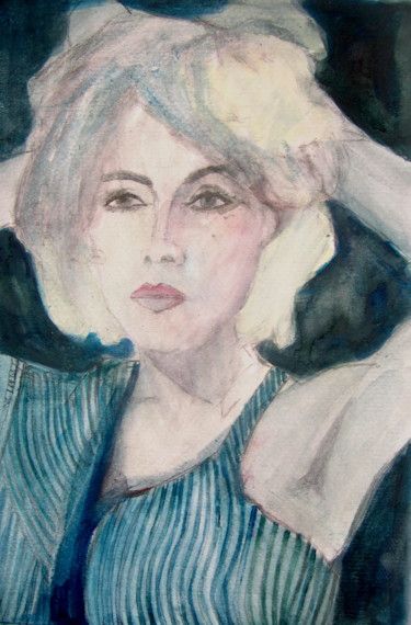 Painting titled "Debbie Harry" by Daniel Lyle, Original Artwork