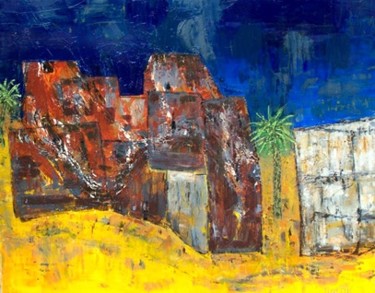 Painting titled "Ksour" by Daniel Rostin, Original Artwork