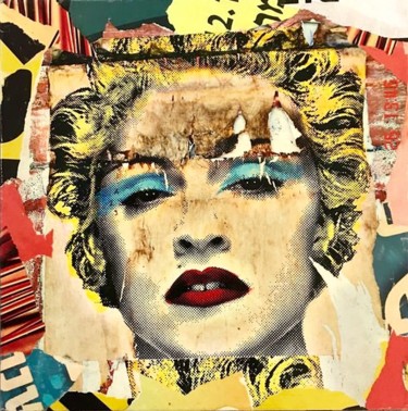 拼贴 标题为“Madonna” 由Daniel Siboni, 原创艺术品