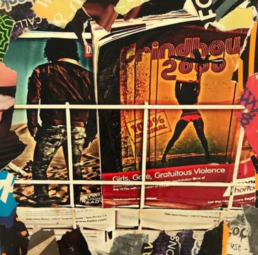 Κολάζ με τίτλο "girlsgate" από Daniel Siboni, Αυθεντικά έργα τέχνης
