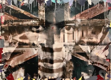Collages intitolato "JimmyHendrix" da Daniel Siboni, Opera d'arte originale, Ritagli