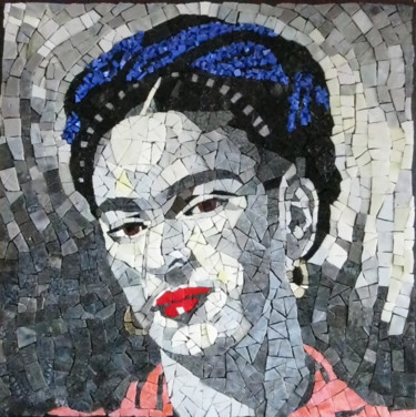 Collages intitulée "FRIDA" par Daniel Tardif, Œuvre d'art originale