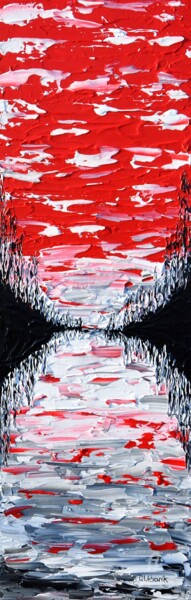 Malerei mit dem Titel "Thames River 3" von Daniel Urbaník, Original-Kunstwerk, Acryl