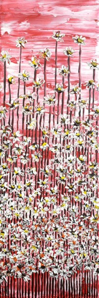 Peinture intitulée "Daisy song 6" par Daniel Urbaník, Œuvre d'art originale, Acrylique