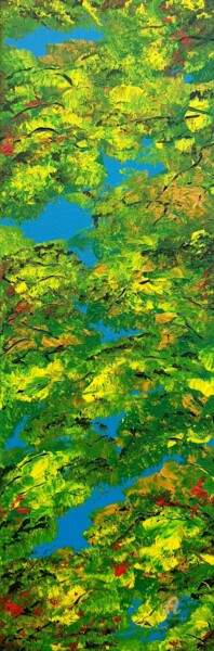 Картина под названием "Colorful autumn" - Daniel Urbaník, Подлинное произведение искусства, Акрил