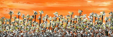 Peinture intitulée "Daisy songs 4" par Daniel Urbaník, Œuvre d'art originale, Acrylique