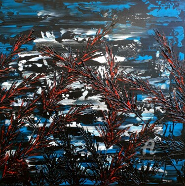 Painting titled "Dreams In The Grass…" by Daniel Urbaník, Original Artwork, Acrylic