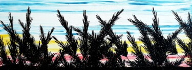 Painting titled "Sunrise In The Gras…" by Daniel Urbaník, Original Artwork, Acrylic