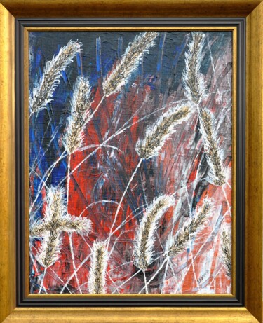 Painting titled "On Fire" by Daniel Urbaník, Original Artwork, Acrylic