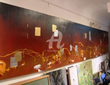 绘画 标题为“Abstraction ( premi…” 由Danihua, 原创艺术品, 油