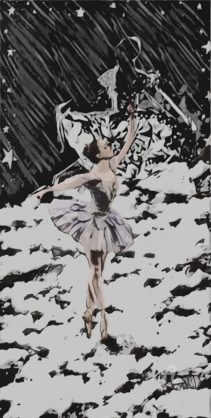Digitale Kunst mit dem Titel "Blanche Neige" von Danila, Original-Kunstwerk, Digitale Malerei
