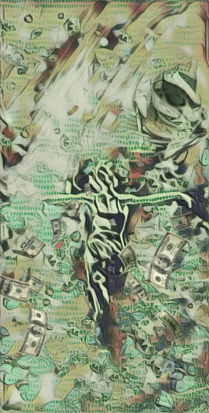 Цифровое искусство под названием "€toile" - Danila, Подлинное произведение искусства, Цифровая живопись