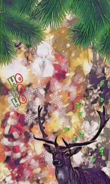 Digital Arts titled "Ho ho ho" by Danila, Original Artwork, Digital Painting