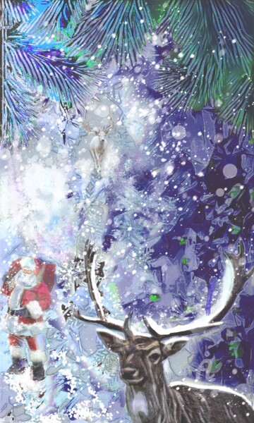 Digital Arts titled "Hello December" by Danila, Original Artwork, Digital Painting