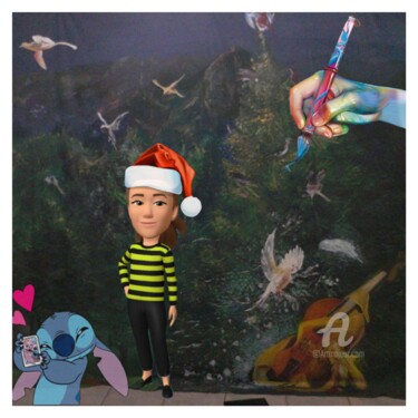 Arts numériques intitulée "Son Noël" par Danila, Œuvre d'art originale, Peinture numérique