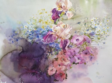 Spirituality Painting titled "Spirituality" by Olga Daniliuk, Original Art, Watercolor
