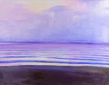 Картина под названием "Pulse of the sea" - Masha Danilovskaia, Подлинное произведение искусства, Масло Установлен на Деревян…