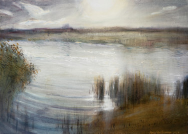 Painting titled "NICE MORNING oil la…" by Masha Danilovskaia, Original Artwork, Oil