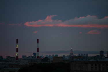 Фотография под названием "Sunset Clouds Mosco…" - Daniil Ivanov, Подлинное произведение искусства, Цифровая фотография