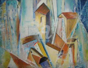 Peinture intitulée "Chaos N° 1" par Dany, Œuvre d'art originale, Acrylique