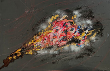 Malerei mit dem Titel "ABSTRACT 10" von Daniel Lanoux, Original-Kunstwerk, Acryl