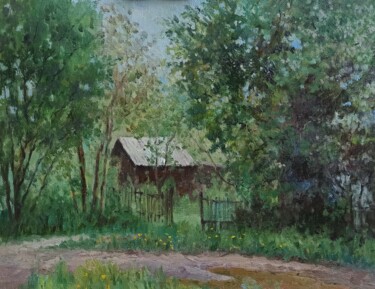 Peinture intitulée "Blossoming May" par Olga Goryunova, Œuvre d'art originale, Huile