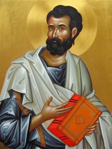 Painting titled "Sf_._Apostol_Timote…" by Daniel Neculae, Original Artwork