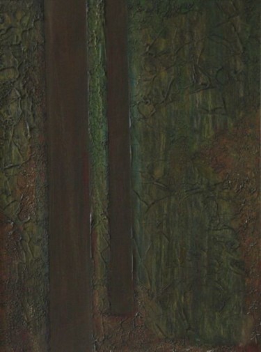 Painting titled "Forest Walk" by Danni, Original Artwork