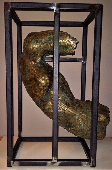 Sculptuur getiteld "Body-Copy" door Danny Boterdael, Origineel Kunstwerk, Bronzen