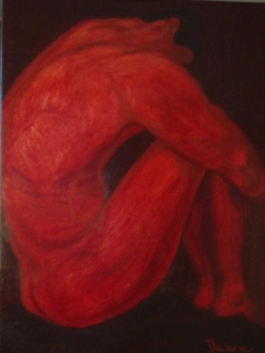 Painting titled "RÉFLEXION" by Danou, Original Artwork