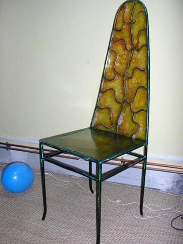 Sculpture intitulée "chaise" par Didier Dantras, Œuvre d'art originale