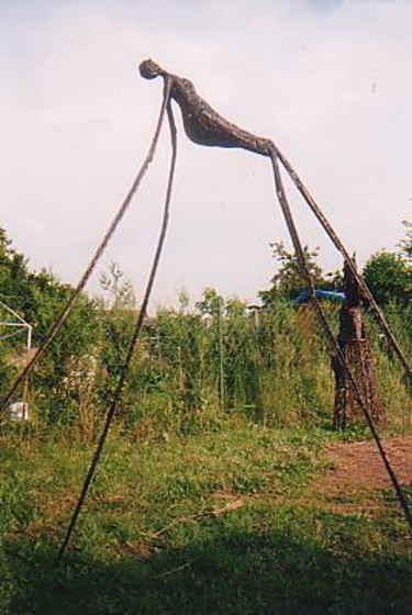 Sculpture intitulée "femminsecte" par Didier Dantras, Œuvre d'art originale, Métaux